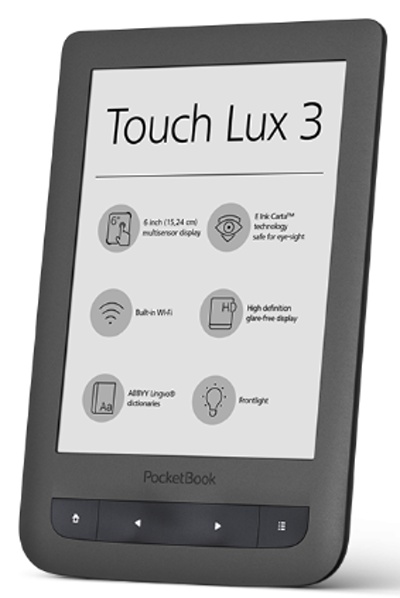 PocketBook 626 Touch Lux 3 - 4GB, WiFi, šedý