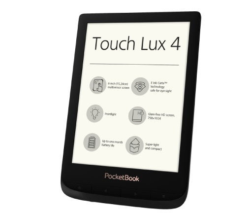 PocketBook 627 Touch Lux 4 - 8GB, WiFi, černý