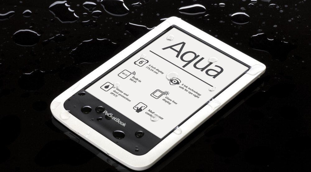 PocketBook 640 Aqua - 4GB, WiFi, vodotěsný, bílý