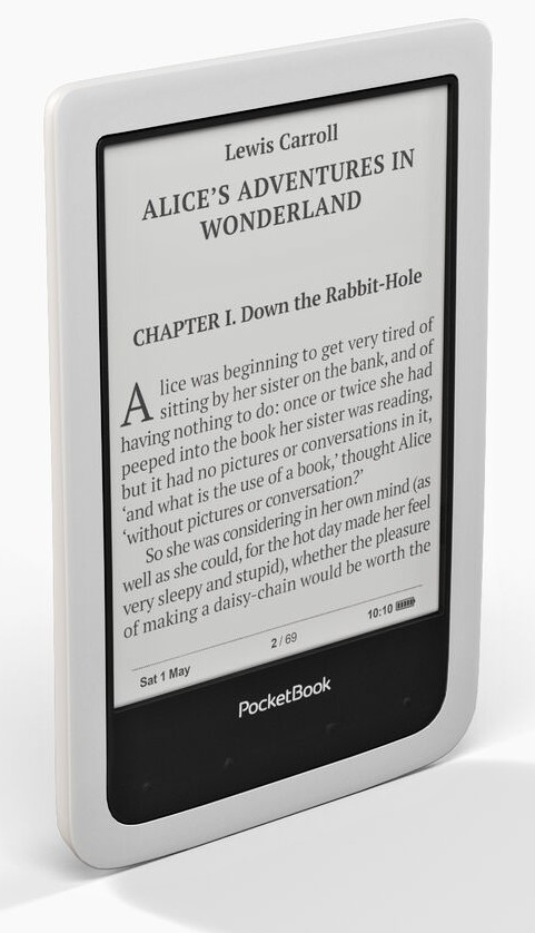 PocketBook 640 Aqua - 4GB, WiFi, vodotěsný, bílý