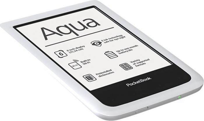 PocketBook 640 Aqua - 4GB, WiFi, vodotěsný, bílý
