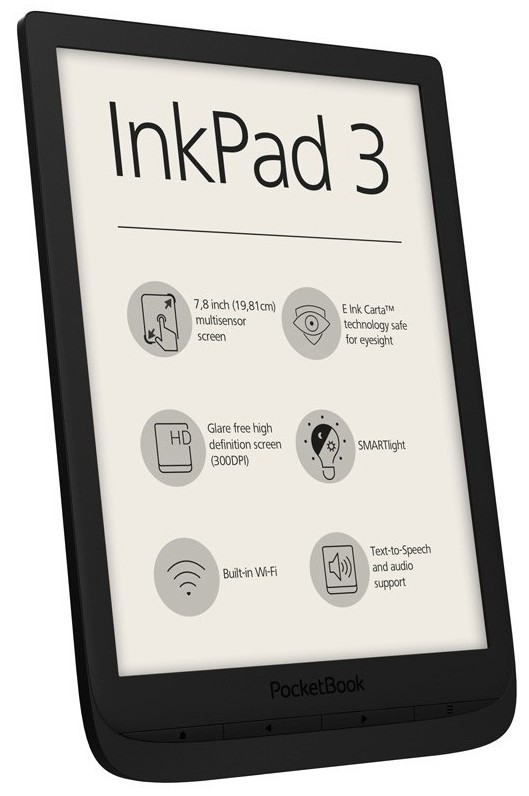 PocketBook 740 InkPad 3 - černý, 8GB, WiFi, 7,8" displej