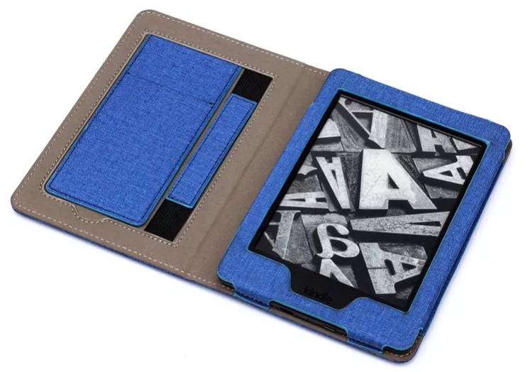 Pouzdro Benello SK-08 na Amazon Kindle Touch / 6 / 8 / 2019 / 2020  - modré (Ocean Blue)