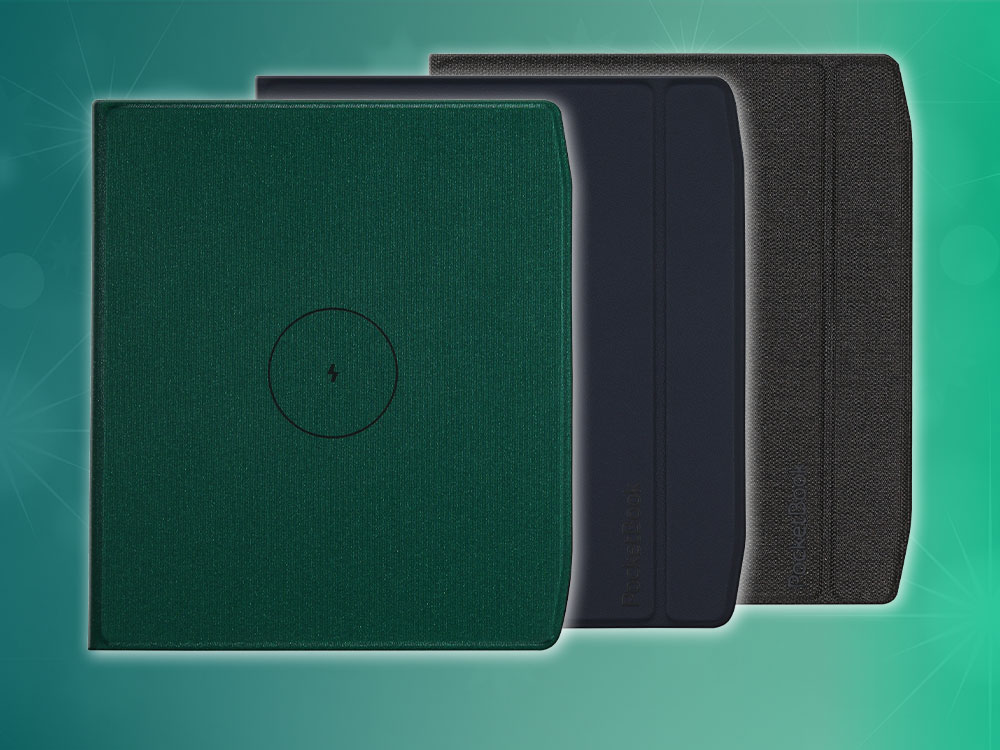 Pouzdro HN-QI-PU-700-WB-WW Charge pro Pocketbook 700 Era - tmavě modré, orig. Pocketbook, QI nabíjení