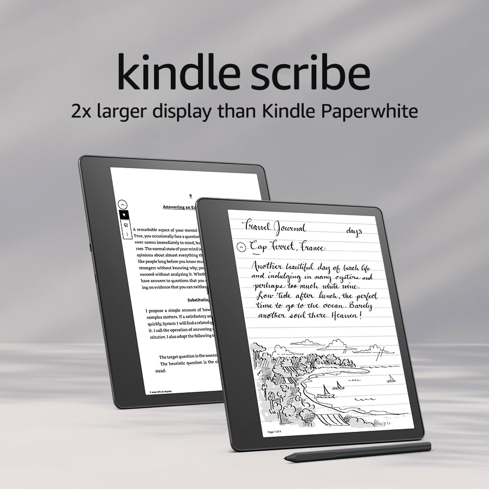 Amazon Kindle Scribe - 32GB, Premium Stylus Pen, bez reklam - černý