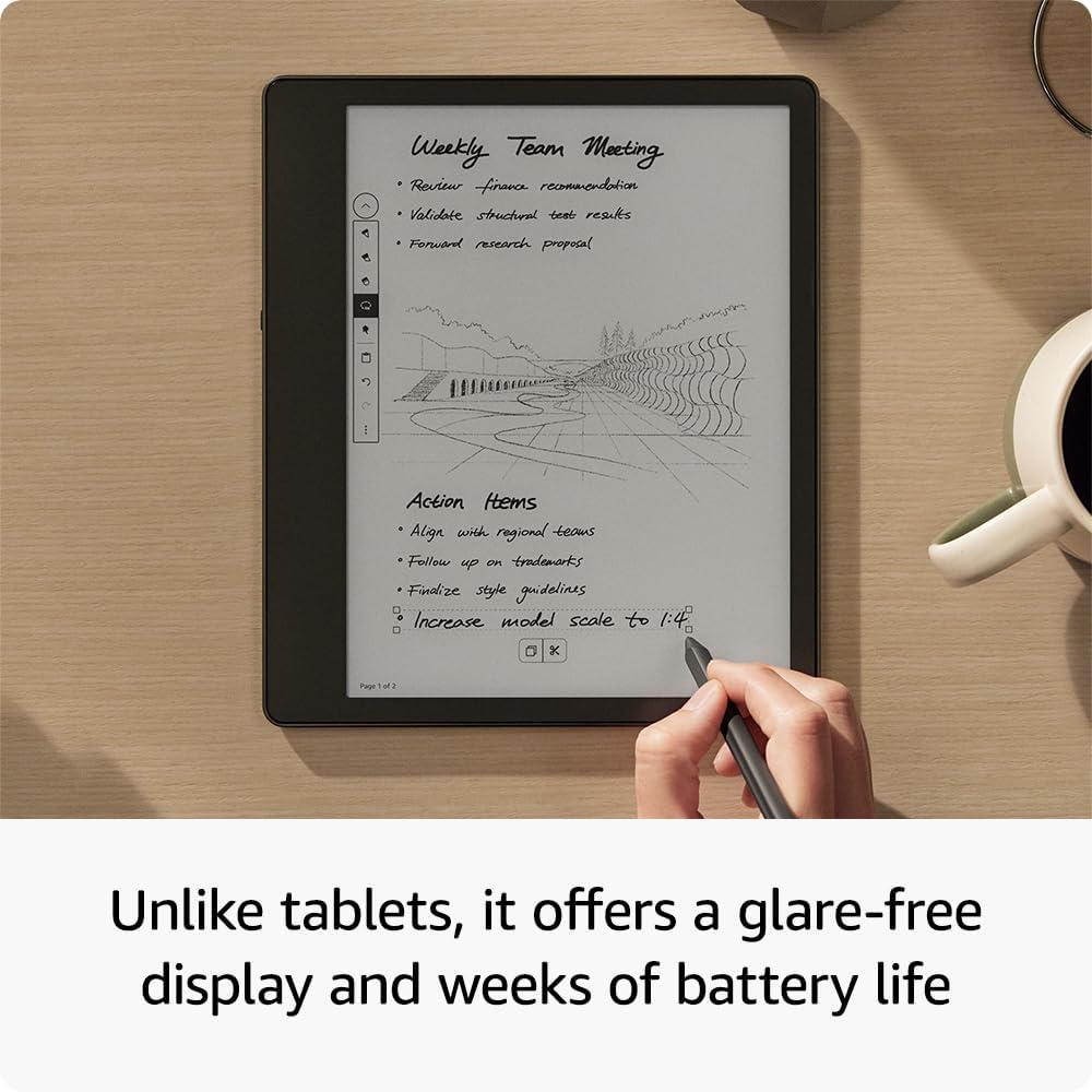 Amazon Kindle Scribe - 64GB, Premium Stylus Pen, bez reklam - černý