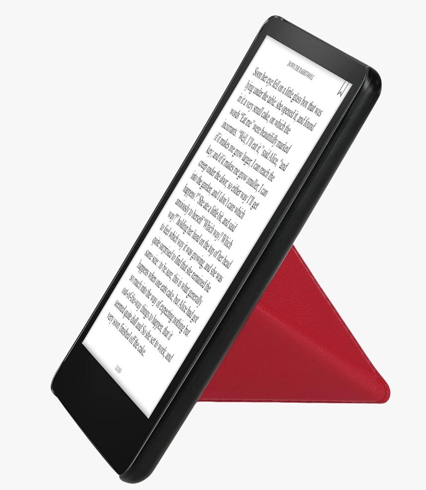 Origami Durable Lock OR50 - pouzdro pro Amazon Kindle Paperwhite 4, magnet, stojánek - červené