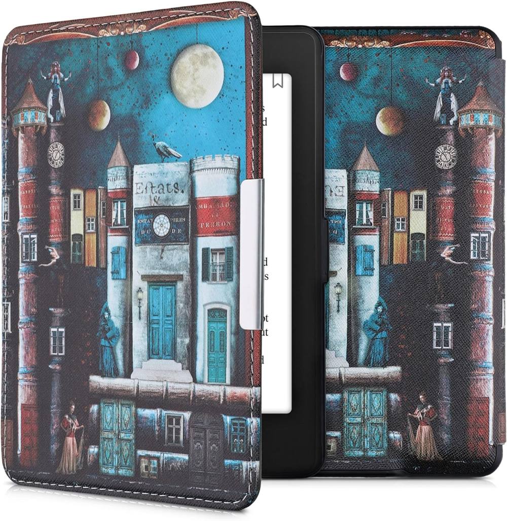 Pouzdro KW Mobile - Book City - KW4556936 - pro Amazon Kindle Paperwhite 1/2/3 - vícebarevné