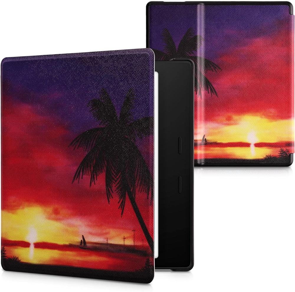 Pouzdro KW Mobile - Sunset Palm - KW4941717 - pro Amazon Kindle Oasis 2 / 3 - vícebarevné