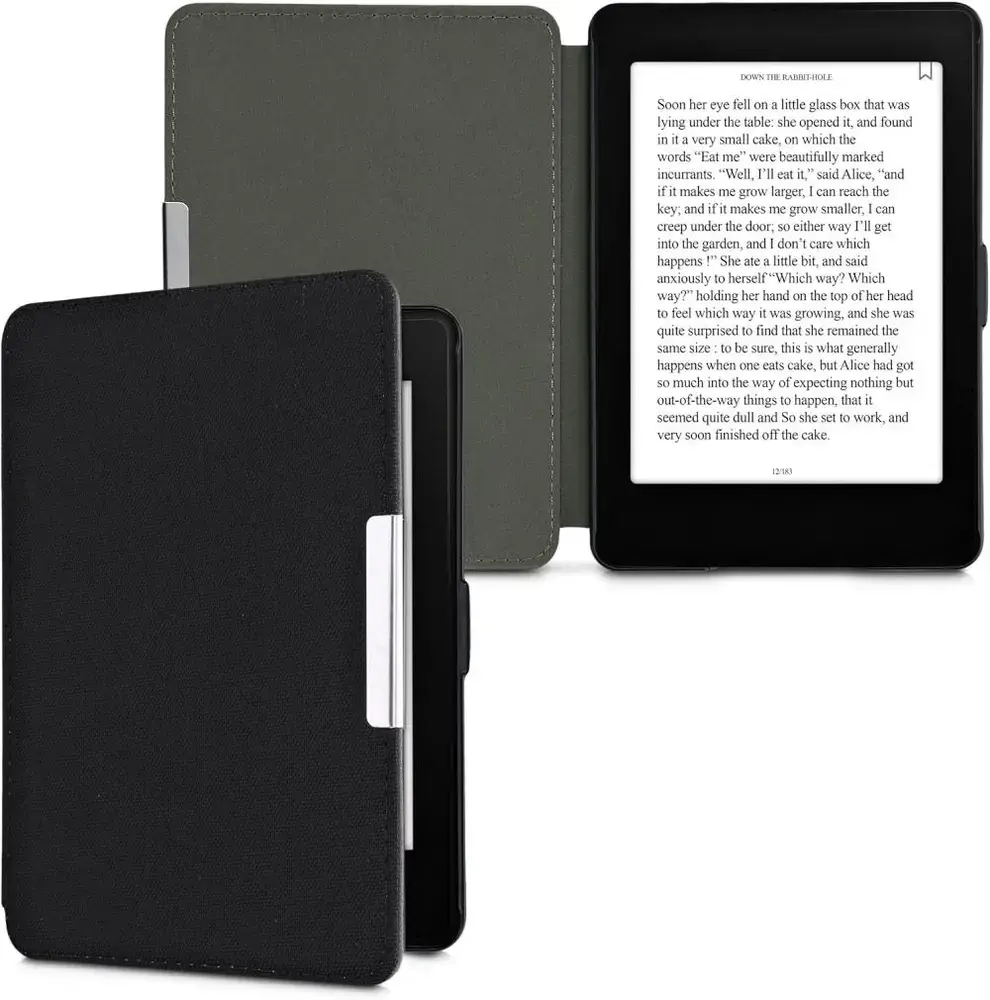 Pouzdro KW Mobile - Nylon Book - KW4948701 - pro Amazon Kindle Paperwhite 1/2/3 - černé