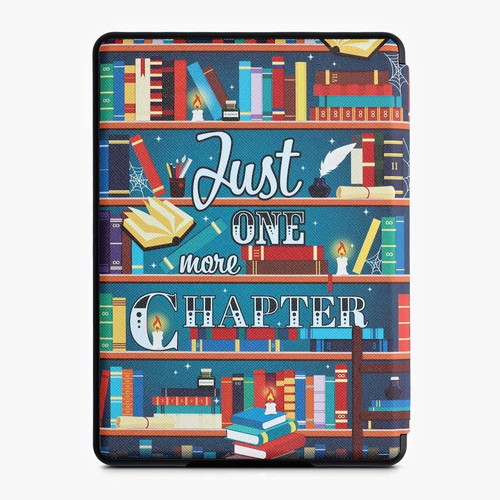 Pouzdro KW Mobile - Library Motto - KW5625614 - pro Amazon Kindle Paperwhite 5 (2021) - vícebarevné