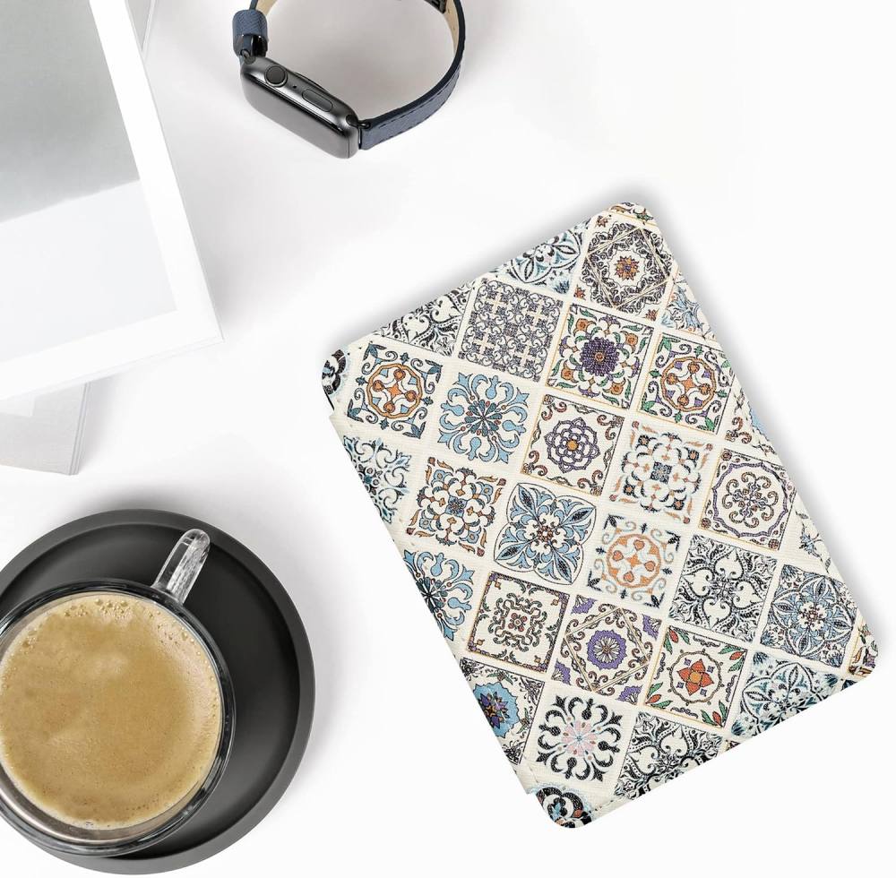 Pouzdro KW Mobile - Moroccan Tiles - KW5998911 - pro Amazon Kindle 2022 - vícebarevné