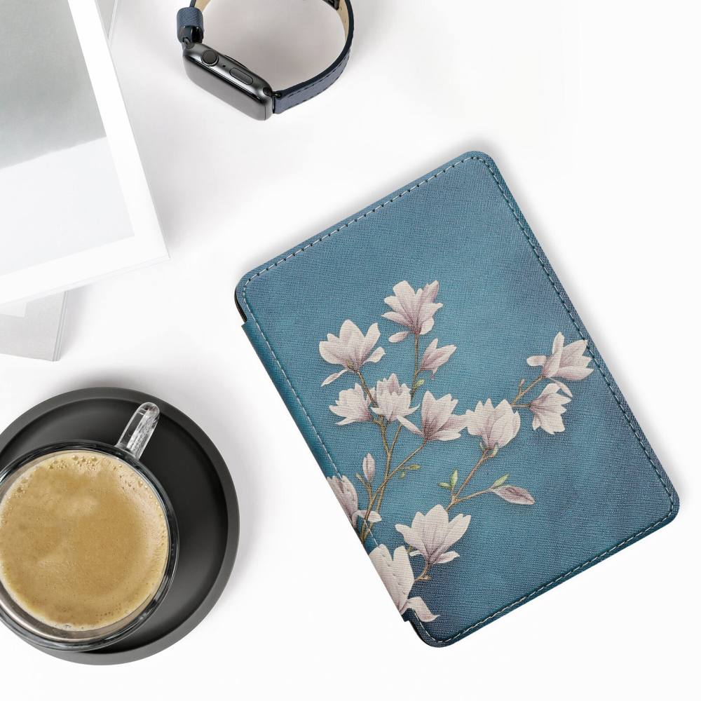 Pouzdro KW Mobile - Magnolias - KW5998906 - pro Amazon Kindle 2022 - vícebarevné