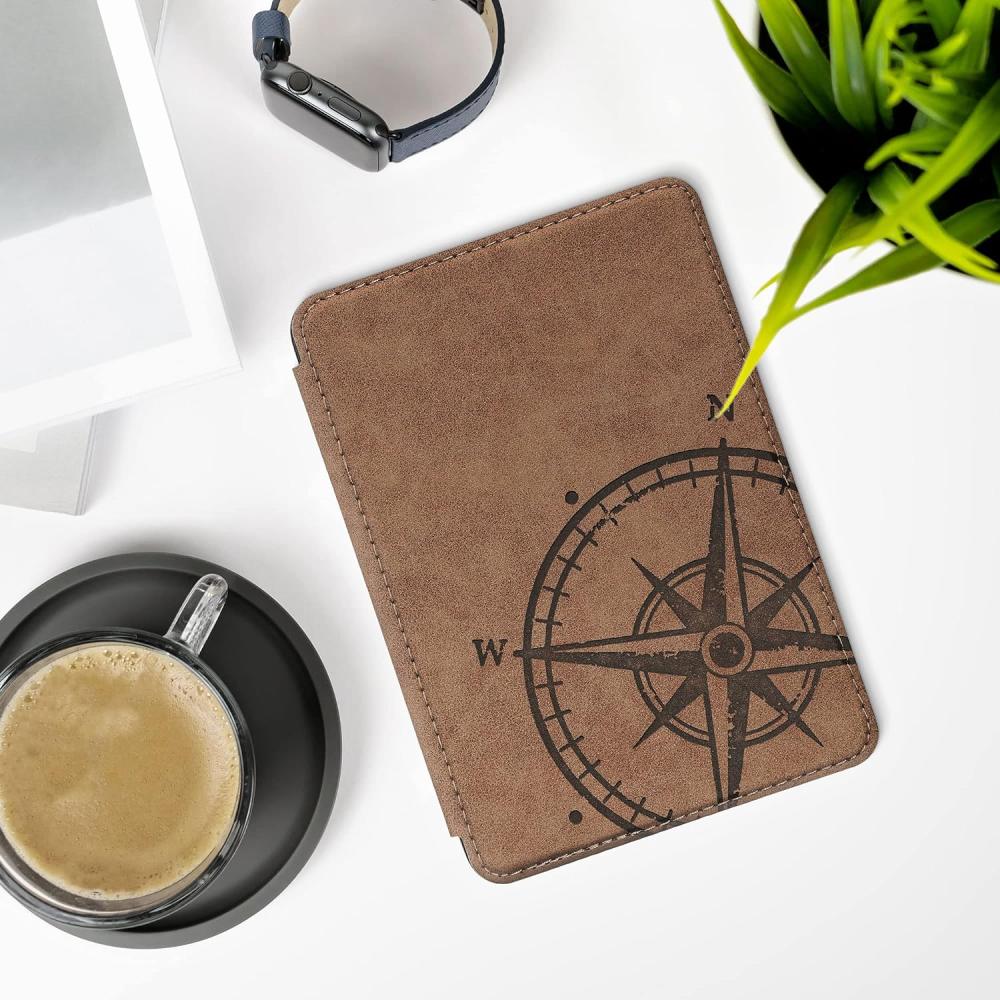 Pouzdro KW Mobile - Navigational Compass - KW5999201 - pro Amazon Kindle 2022 - hnědé
