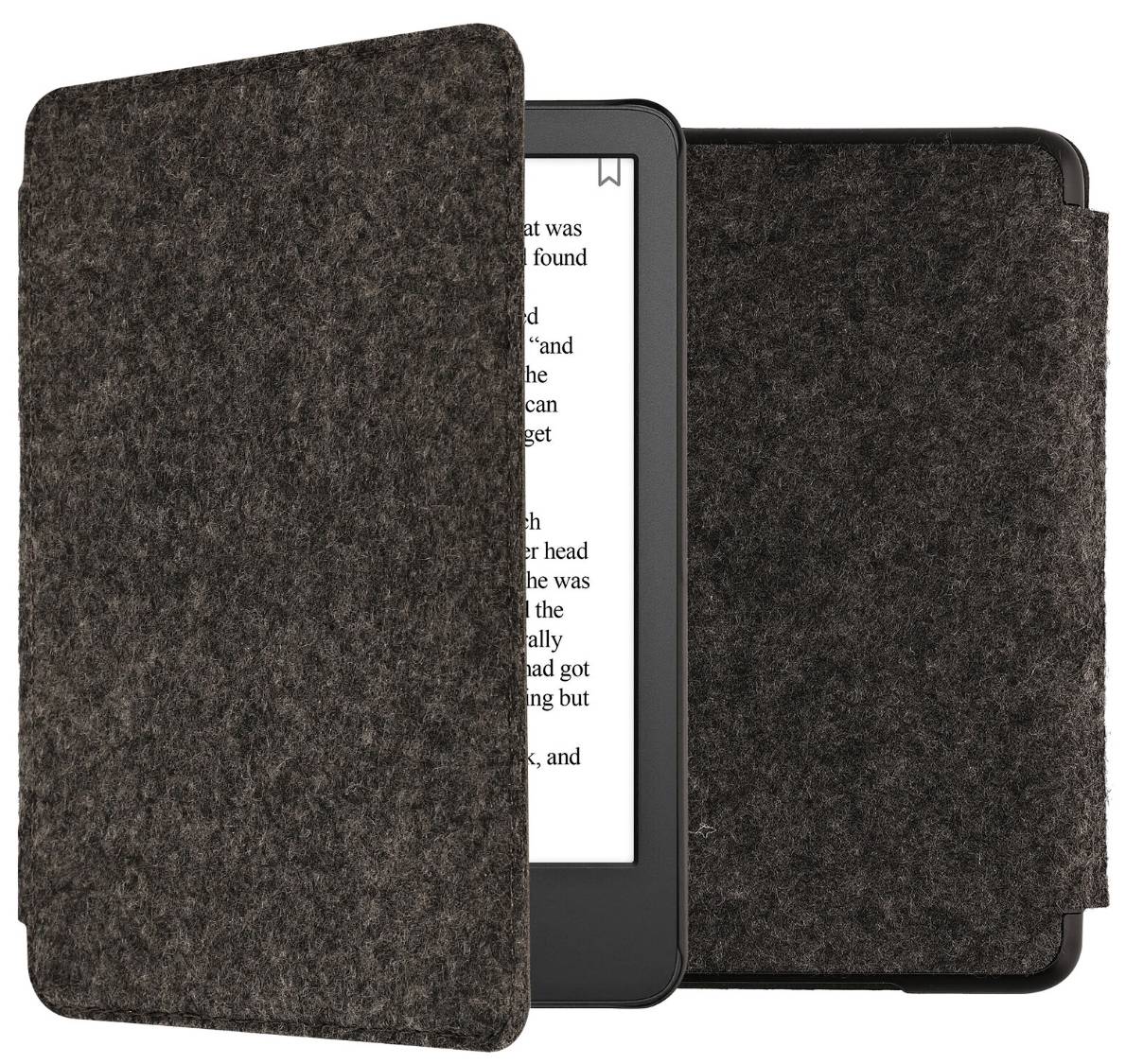 Pouzdro KW Mobile Felt Fabric Grey - KW5999519 - pro Amazon Kindle 2022 - šedé
