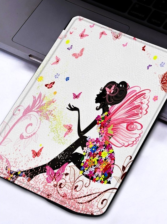 Pouzdro B-SAFE LOCK 3513, obal na Pocketbook 629 Verse / 634 Verse Pro - magnetické zavírání, AutoSleep, motiv Fairy