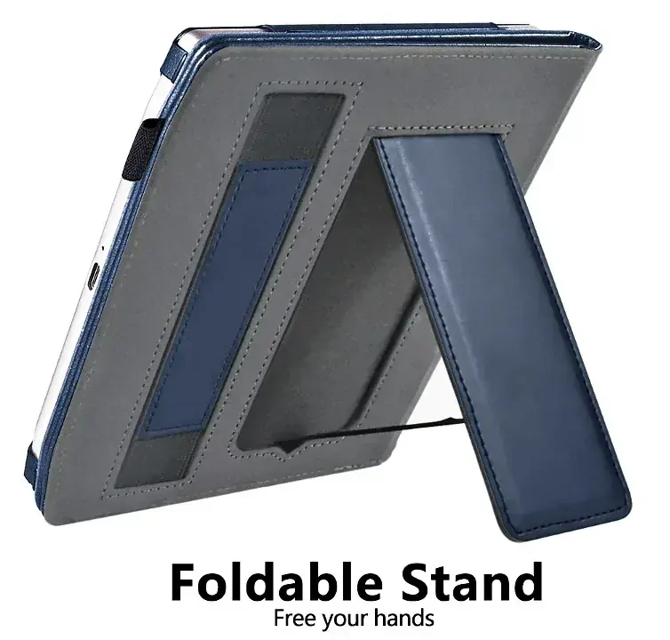 Fortress FT4031 - pouzdro se stojánkem pro Pocketbook 700 Era - tmavě modré, magnet, AutoSleep