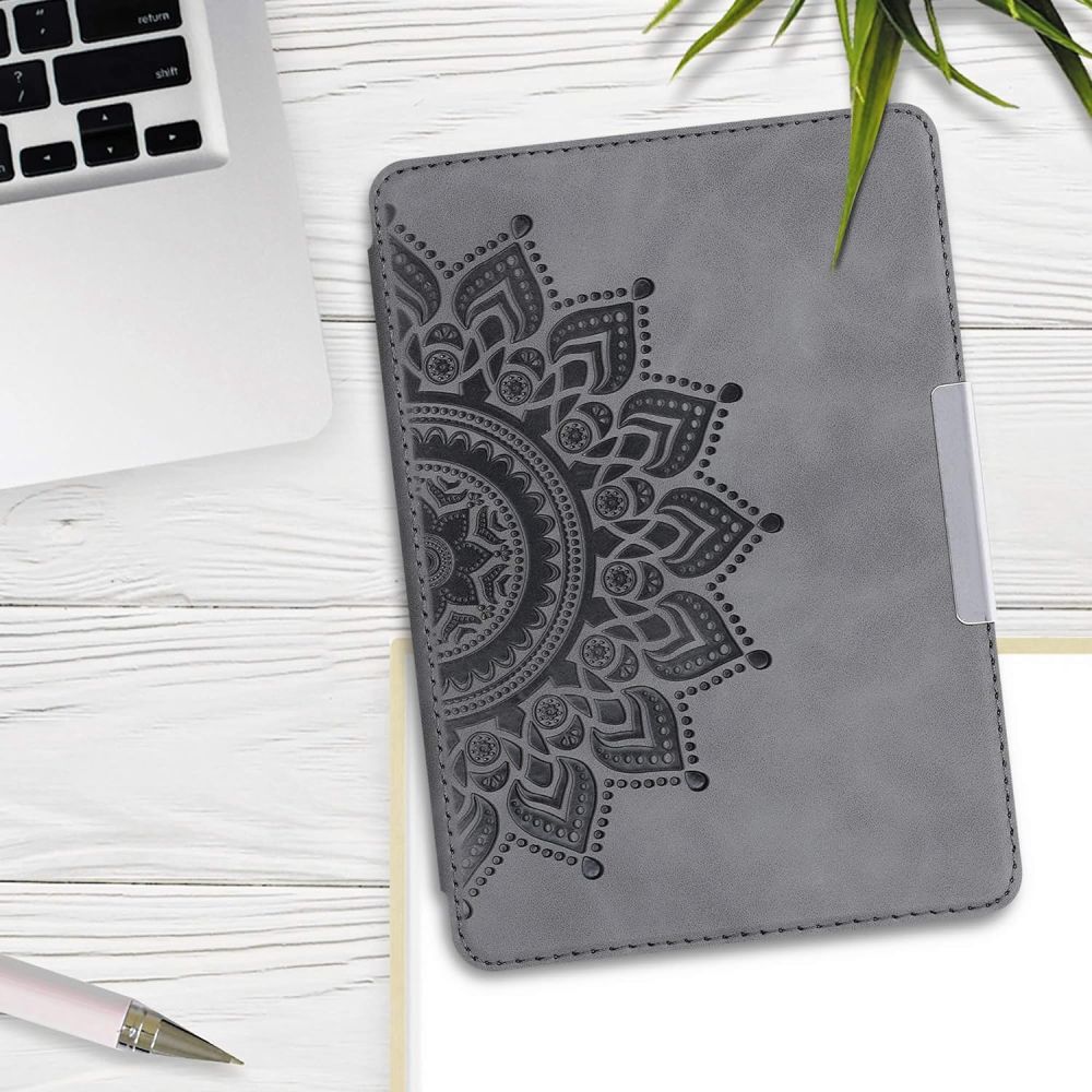 Pouzdro KW Mobile - Rising Sun - KW4897516 - pro Amazon Kindle Paperwhite 4 (2018) - šedé