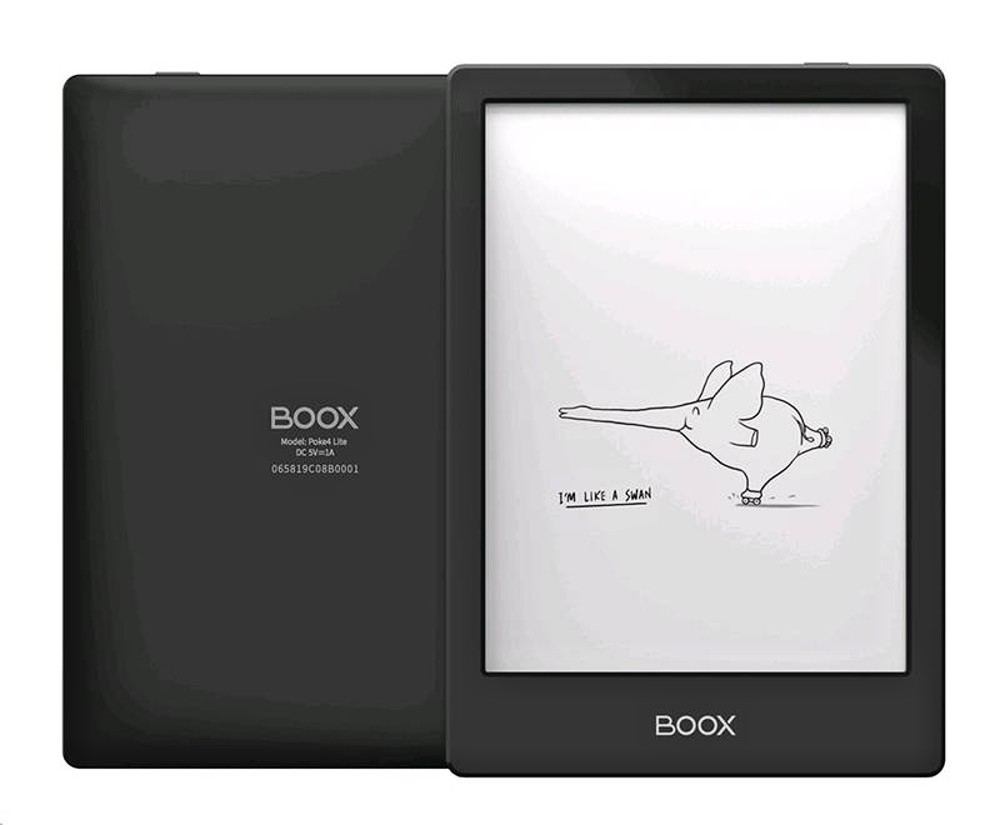 ONYX BOOX POKE 4 Lite, 6", 16 GB, Bluetooth, Android 11, E-ink displej, WiFi - černý