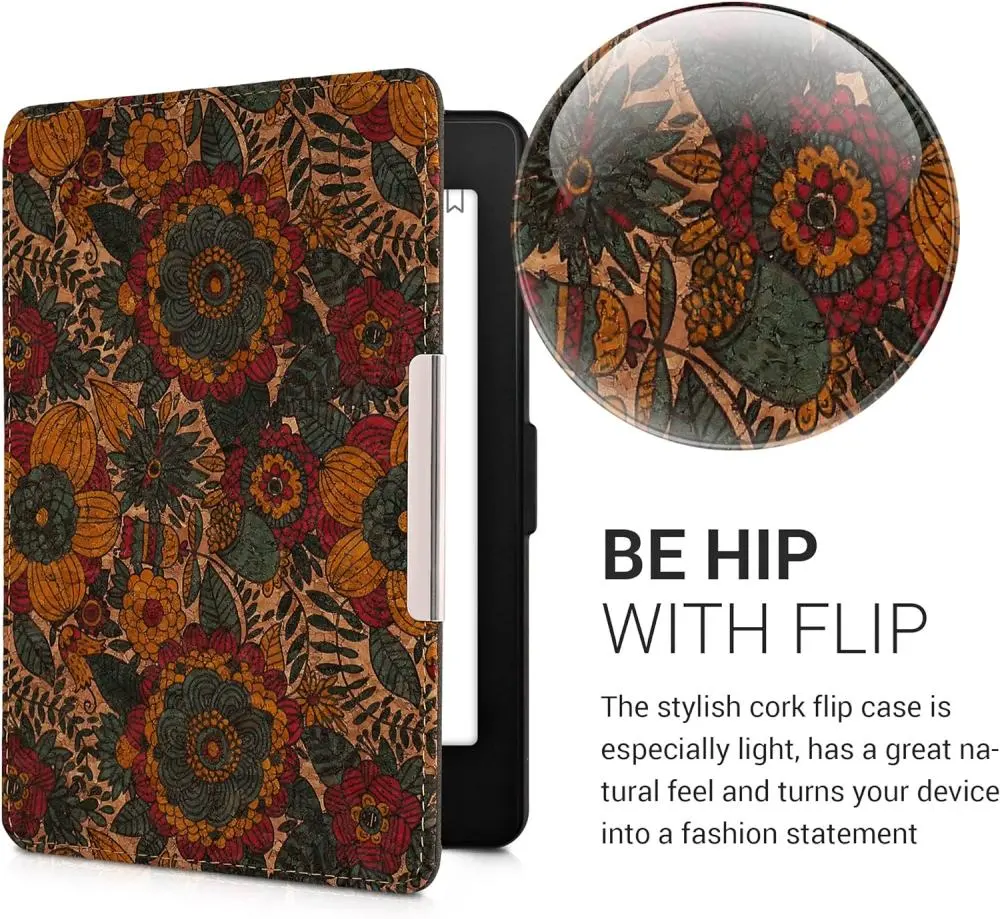 Pouzdro KW Mobile - Summer Flowers - KW5938902 - pro Amazon Kindle Paperwhite 1/2/3 - vícebarevné