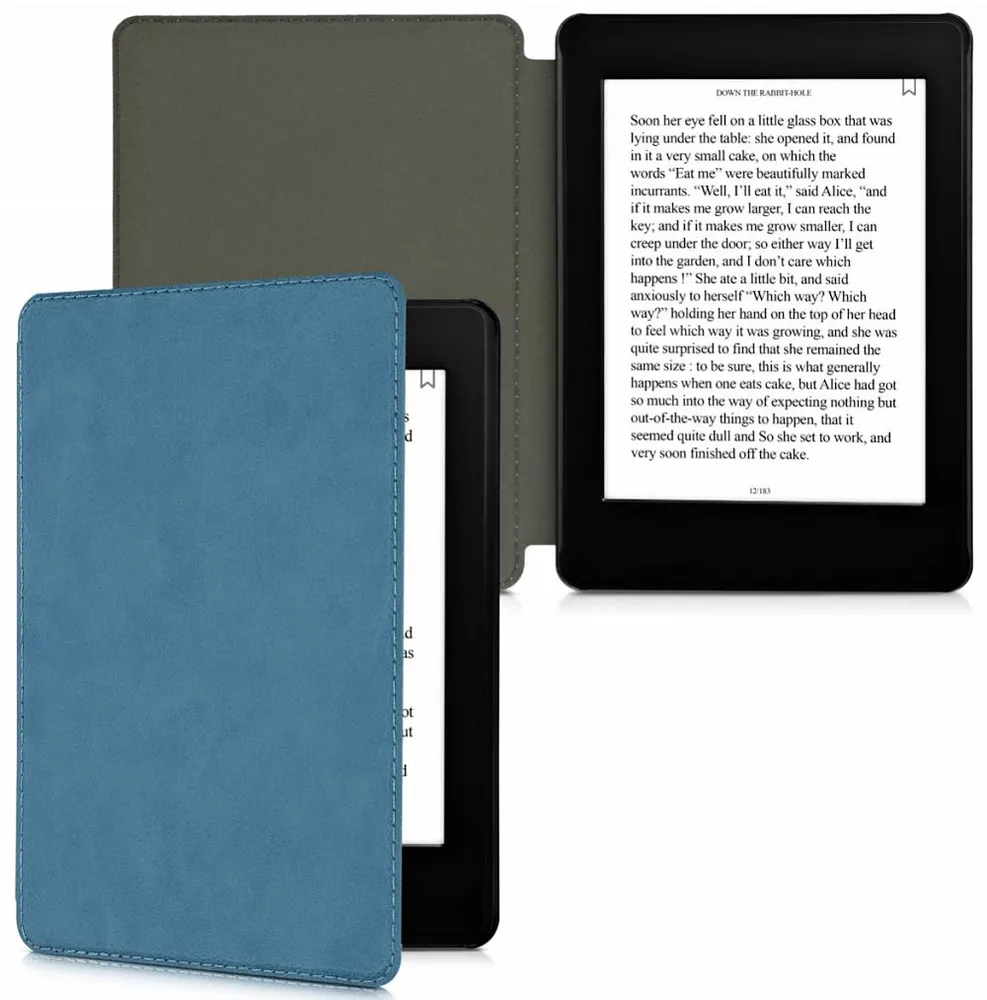 Pouzdro KW Mobile - Flip Petrol - KW5715978 - pro Amazon Kindle Paperwhite 5 (2021) - modré