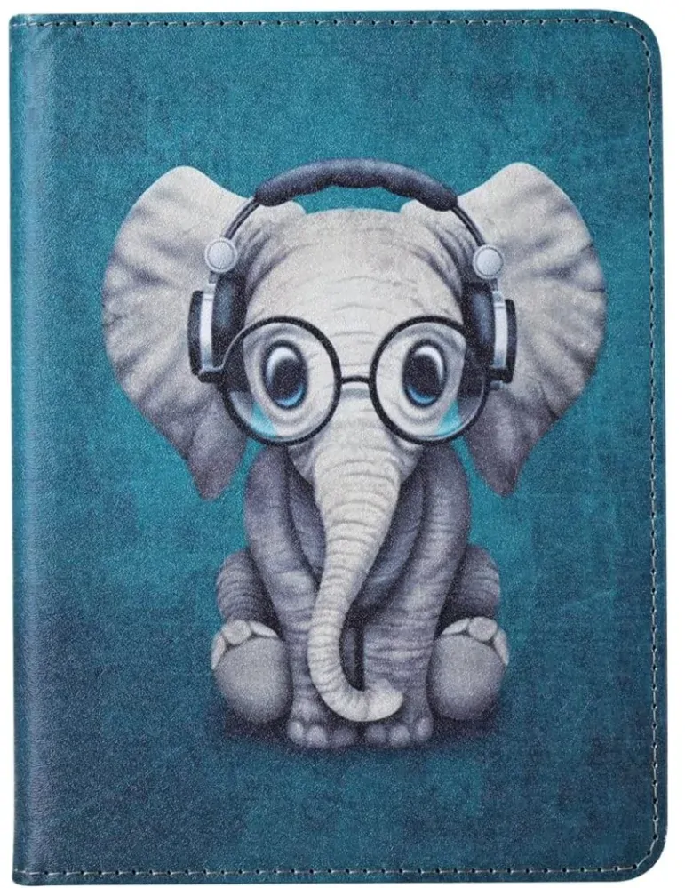 Fortress FT4019 Premium - pouzdro se stojánkem pro Amazon Kindle Paperwhite 5 (2021) - motiv Elephant, magnet, AutoSleep