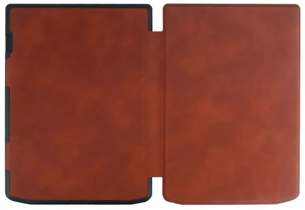 Pouzdro Durable Lock DL4041, obal na Pocketbook 743G InkPad 4 a Pocketbook 743C InkPad Color (2/3) - hnědé, magnetické zavírání, AutoSleep