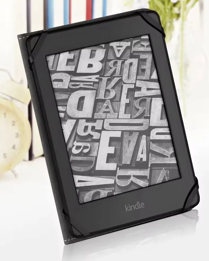 Armori Wraper W007 - univerzální pouzdro na čtečky knih, 6" displej - motiv Blue Garden