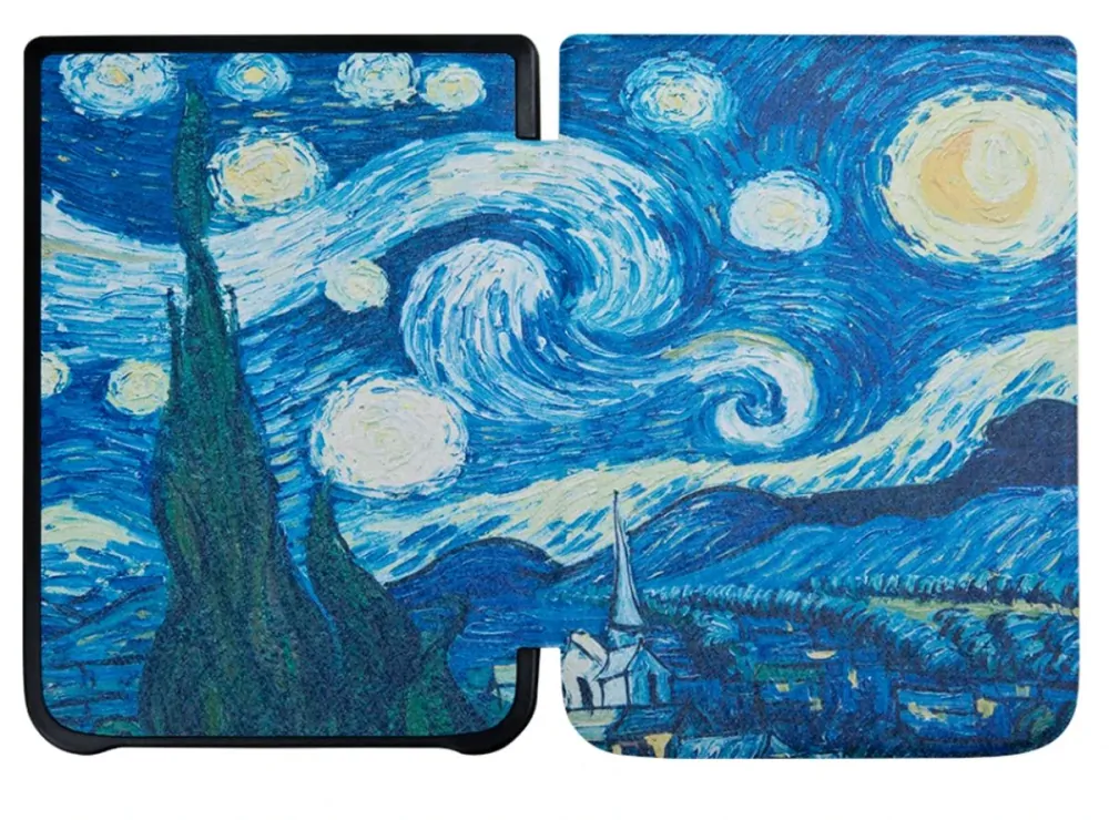 ARMORI TRIMER T015, pouzdro pro Pocketbook 740 InkPad 3 - motiv Gogh