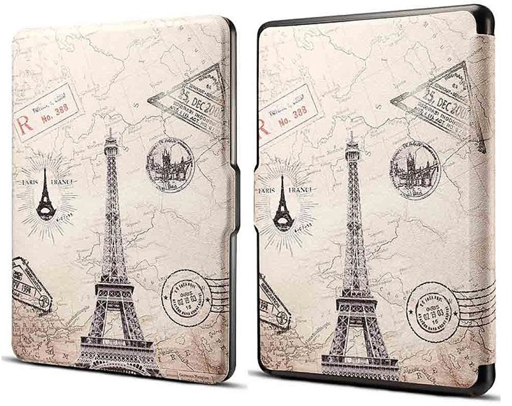 Armori Trimer T094, pouzdro pro Amazon Kindle 4/5 - magnetické zavírání, motiv Paris
