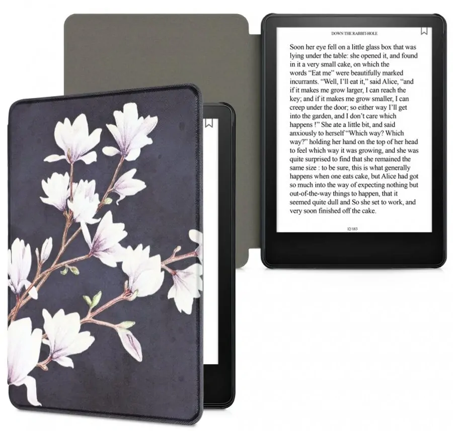 Armori Trimer T146, pouzdro pro Amazon Kindle 8 (2016) - magnetické zavírání, AutoSleep, motiv Magnolia