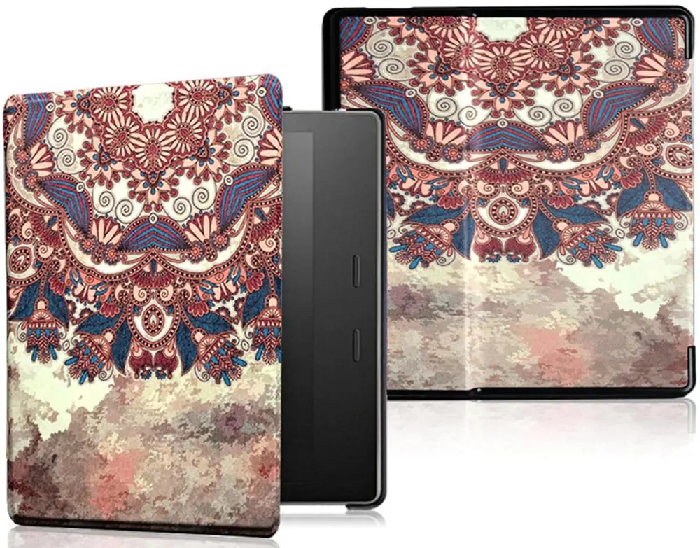 Armori Trimer T155, pouzdro pro Amazon Kindle Oasis 2/3 - magnetické zavírání, AutoSleep, motiv Tribal