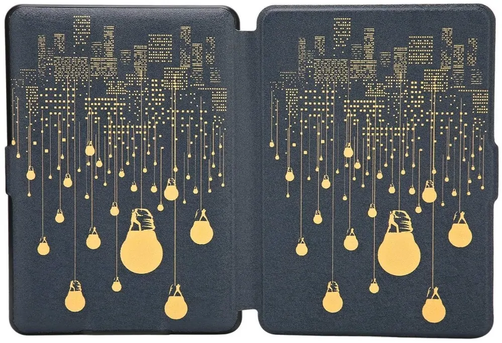 Armori Trimer T160, pouzdro pro Amazon Kindle Oasis 2/3 - magnetické zavírání, AutoSleep, motiv Lights