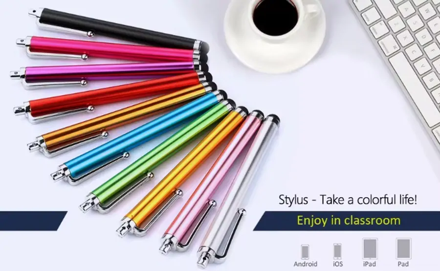 Armori Pointer P203 - Stylus, dotykové pero pro kapacitní displej, gumový hrot - tmavě růžový