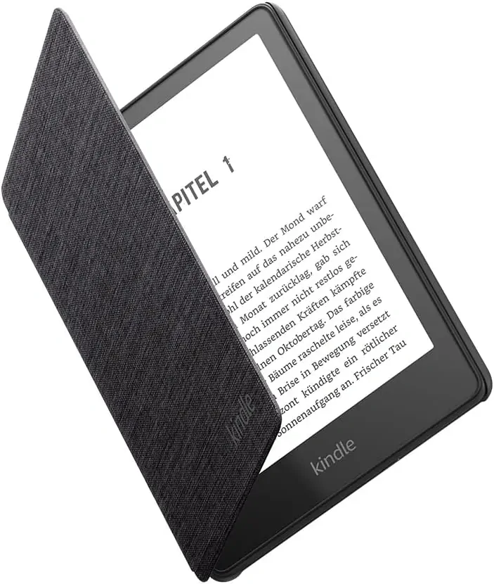 Originální pouzdro Amazon Kindle Paperwhite 5 (2021) - KP5WPBL, PU kůže, vodotěsné, černé
