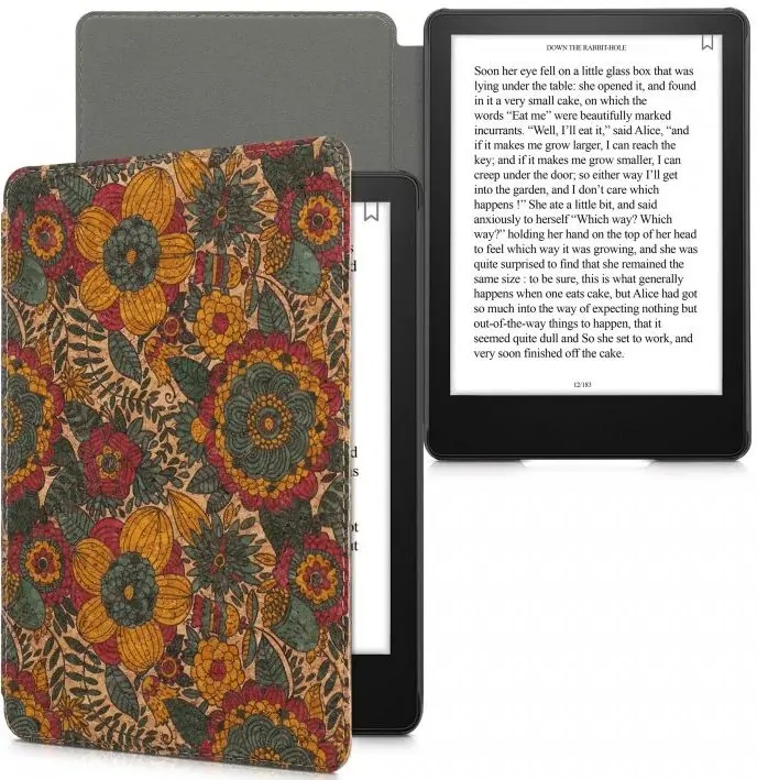 Pouzdro KW Mobile - Summer Flowers - KW5837706 - pro Amazon Kindle Paperwhite 5 (2021) - vícebarevné