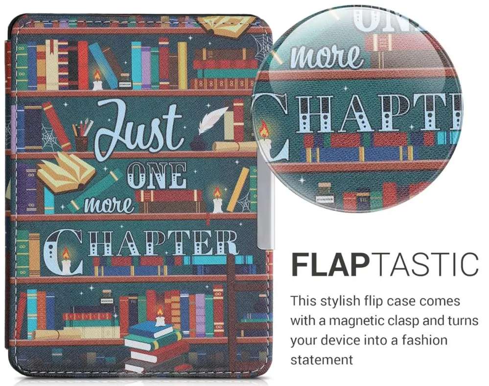Pouzdro KW Mobile - Library Motto - KW4556934 - pro Amazon Kindle Paperwhite 1/2/3 - vícebarevné