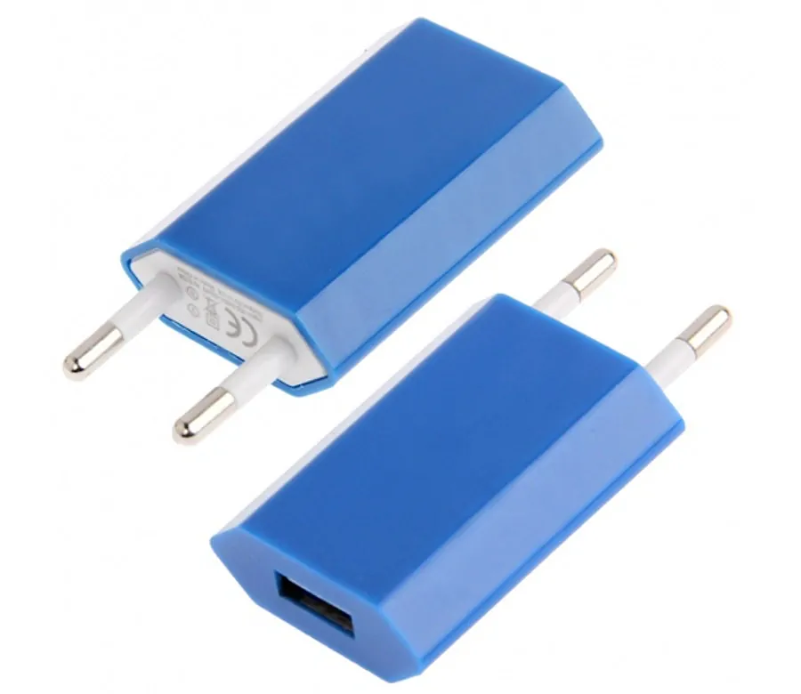 USB síťový adaptér - AR-1006 - Univerzální nabíječka, 5V/1A - modrá