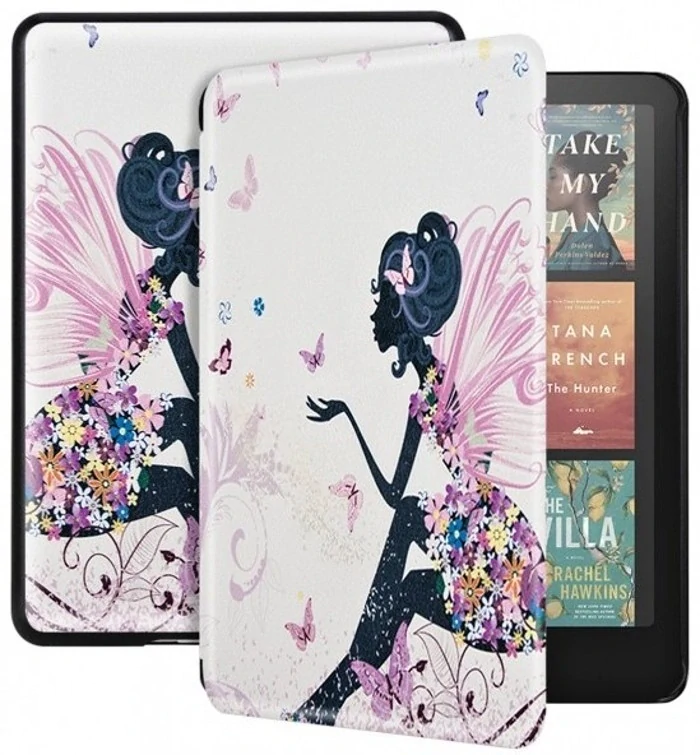 B-SAFE Lock 3564, motiv Black Fairy - pouzdro Amazon Kindle Paperwhite 2024 / Colorsoft - AutoSleep, magnet
