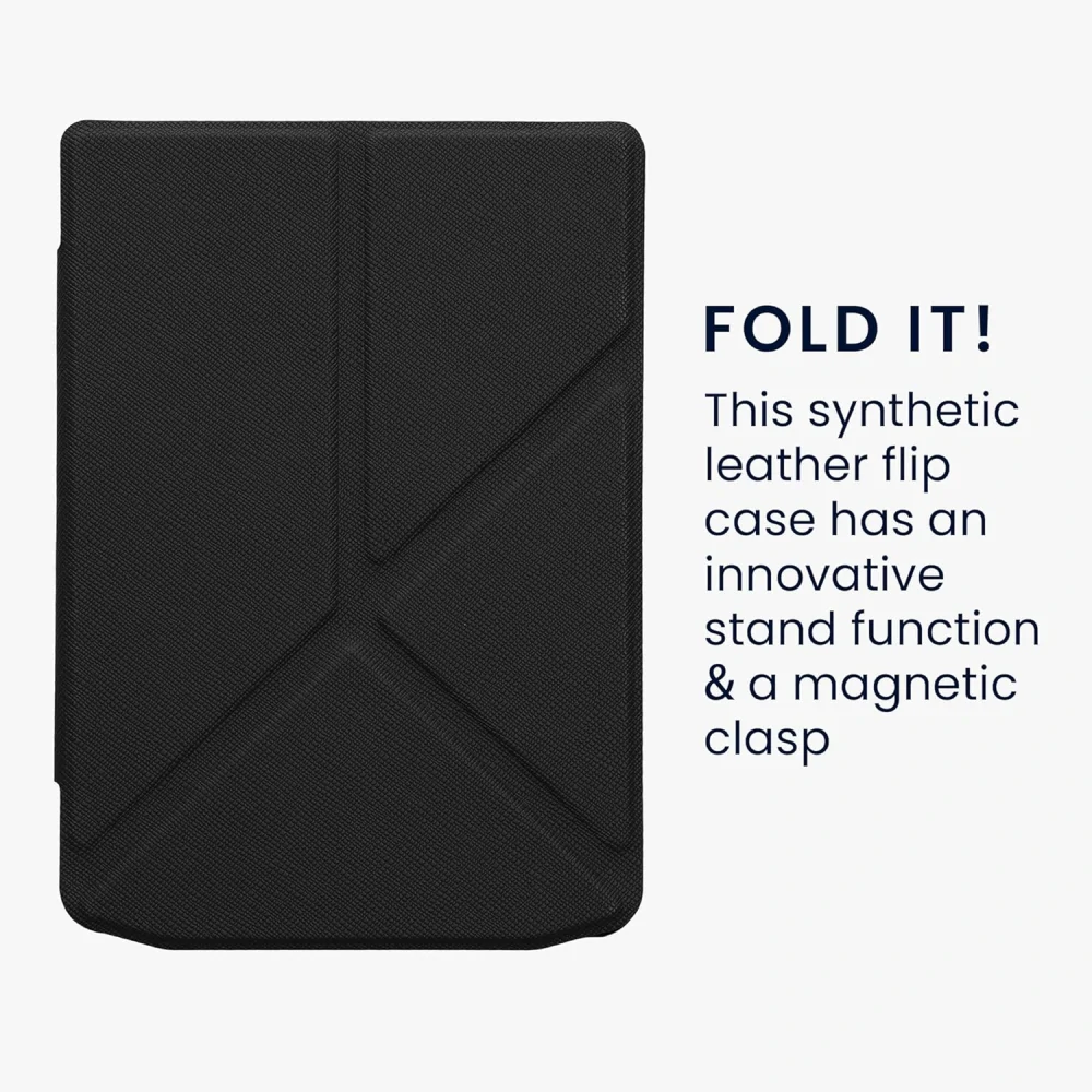 Pouzdro KW Mobile - Origami Black - 23SD001C - pro Pocketbook 629 Verse / 634 Verse Pro / 634 Verse Color - černé