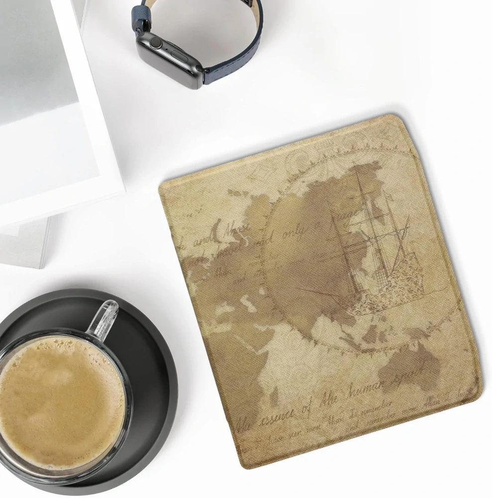 Pouzdro KW Mobile - Travel Vintage - 23RT008C - pro Pocketbook 700 Era / 700 Era Color - vícebarevné