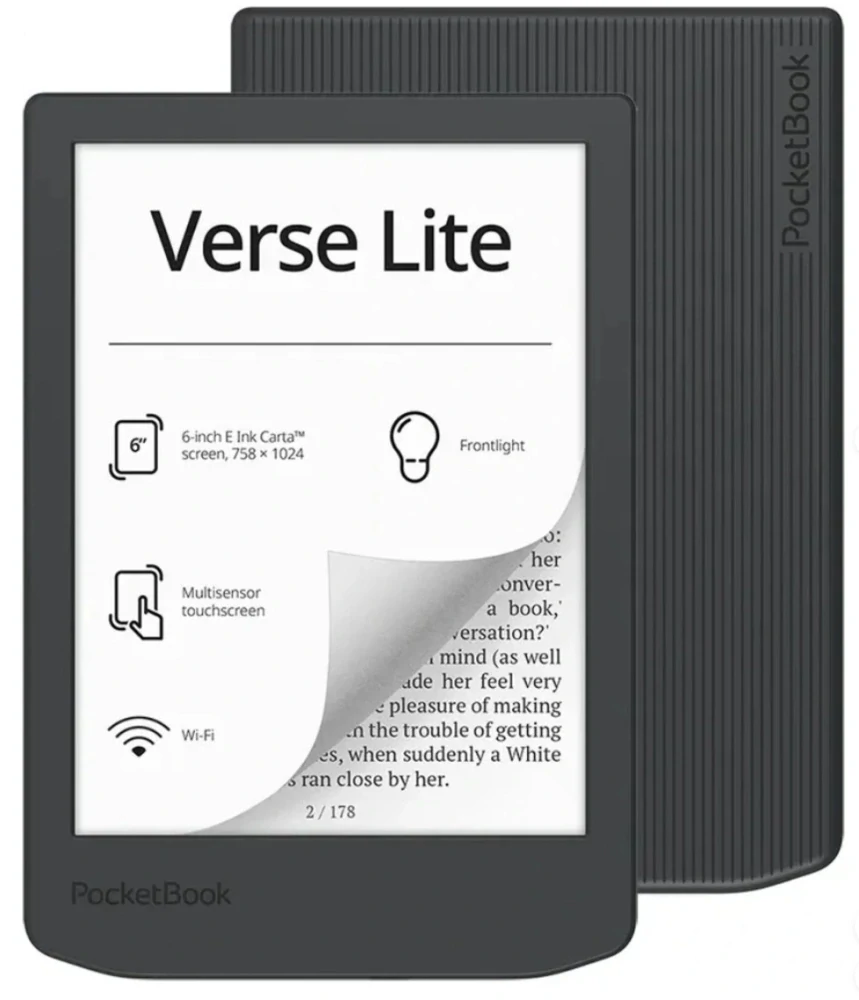 PocketBook 619 Verse Light - 8GB, WiFi, černý