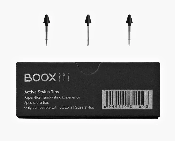 ONYX BOOX InkSpire - hroty černé - 3ks - pro stylus InkSpire