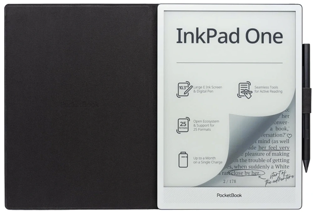 Pouzdro PocketBook MF-1030-BK-WW pro Pocketbook 1030 InkPad One - černé, orig. Pocketbook