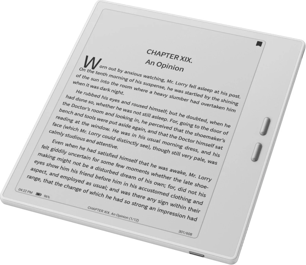 ONYX BOOX GO 7 WHITE, 7", 64 GB, Bluetooth, Android 13, E-ink displej černobílý, WiFi - bílý
