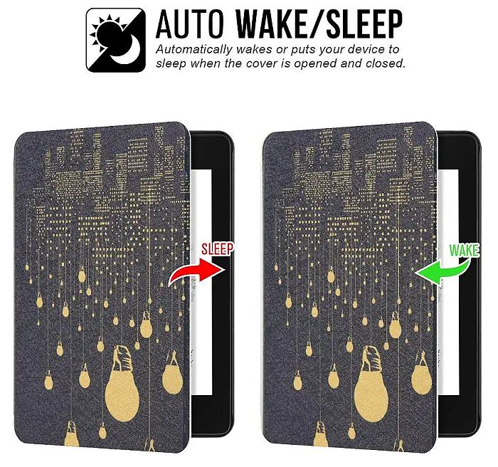 Pouzdro Durable Lock KPW4-01 pro Amazon Kindle Paperwhite 4 (2018) - Lights