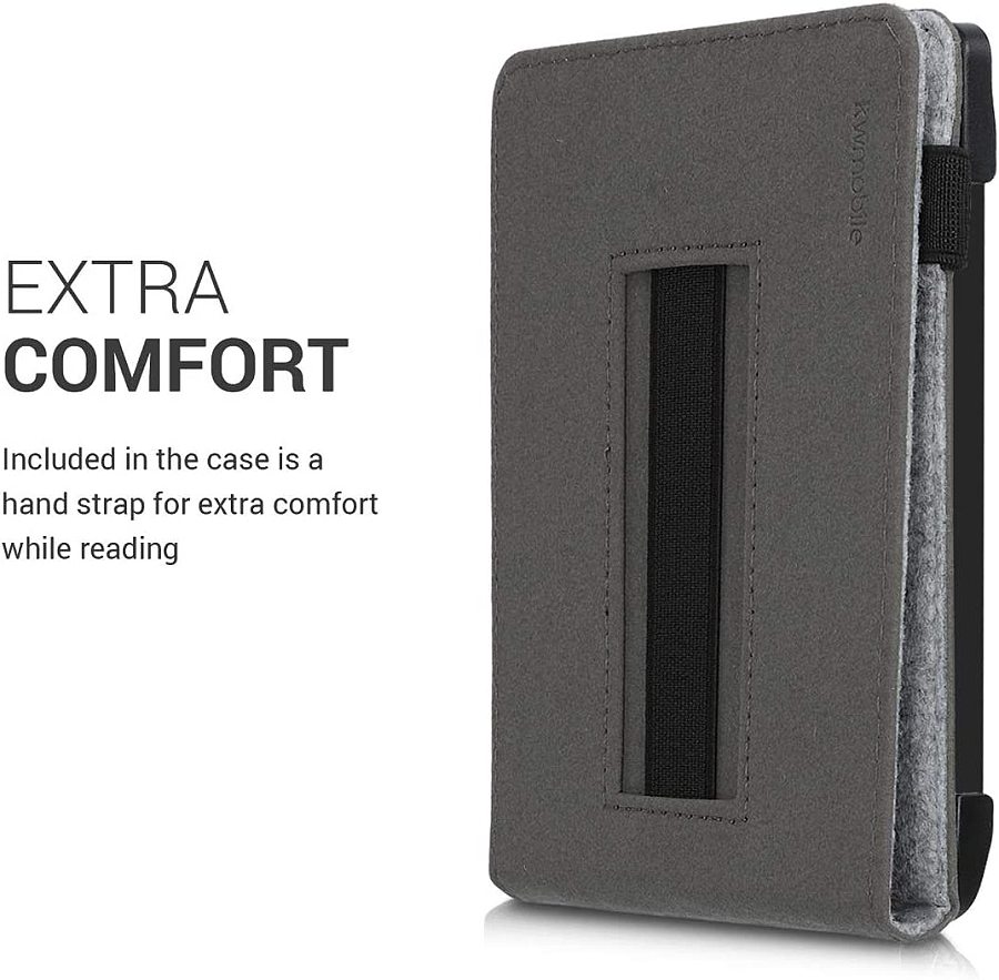 Pouzdro KW Mobile - Dandelion Love - KW4760310 - pro Pocketbook 616/617/627/628/632/633 - barva černá, šedá