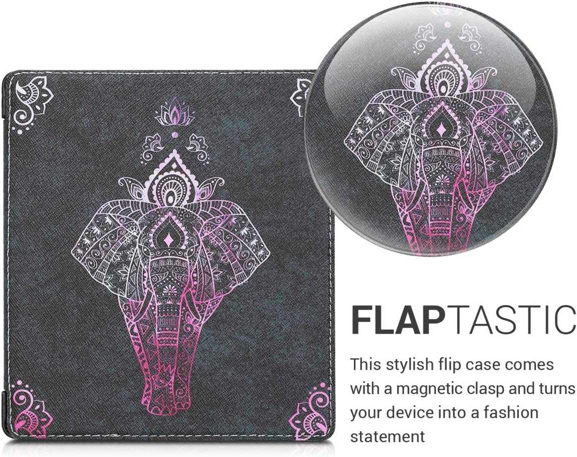 Pouzdro KW Mobile - Elephant Sketch - KW4941701 - pro Amazon Kindle Oasis 2/3 - antracitové