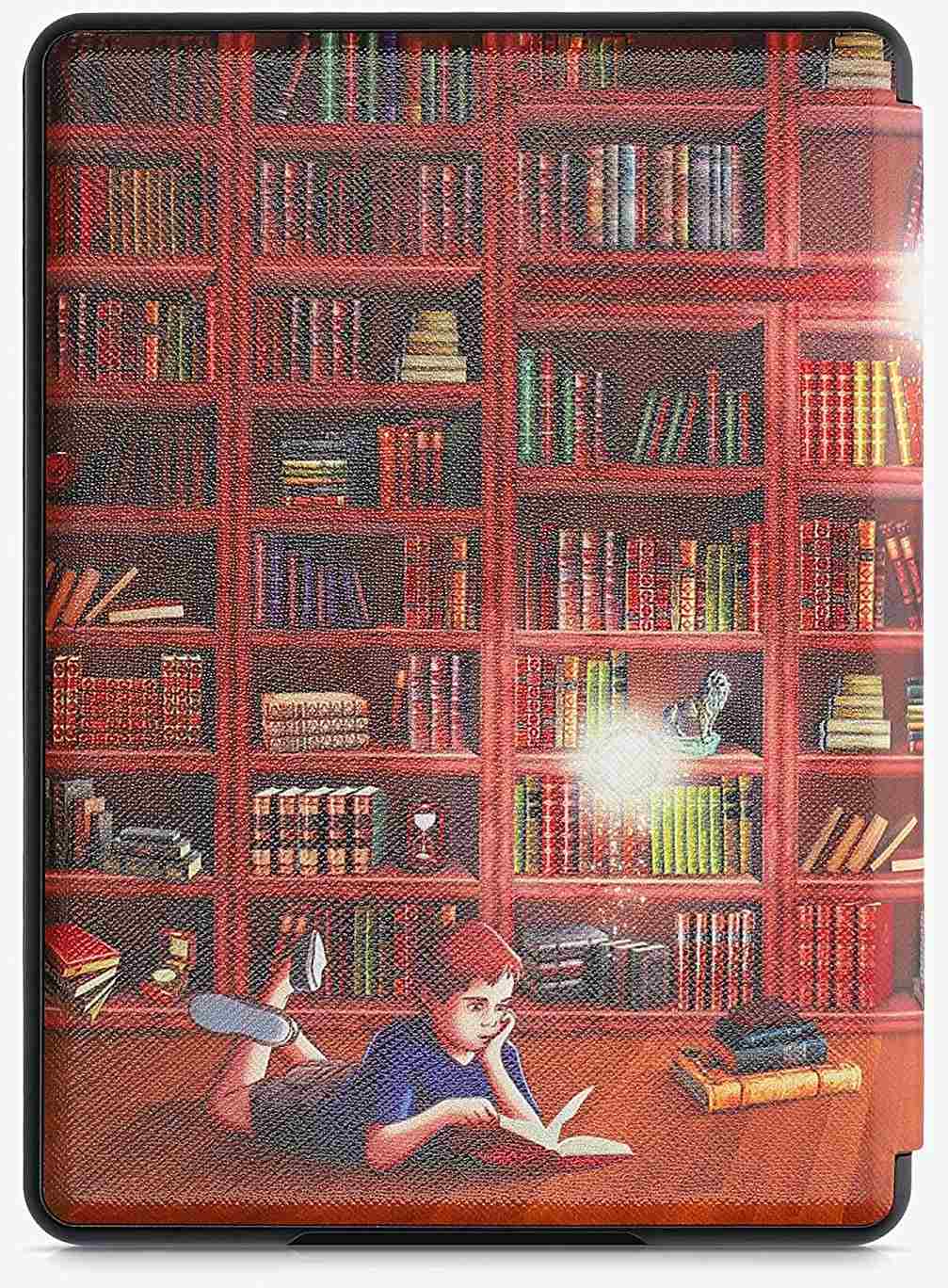 Pouzdro KW Mobile - Magical Library - KW5625611 - pro Amazon Kindle Paperwhite 5 (2021) - vícebarevné