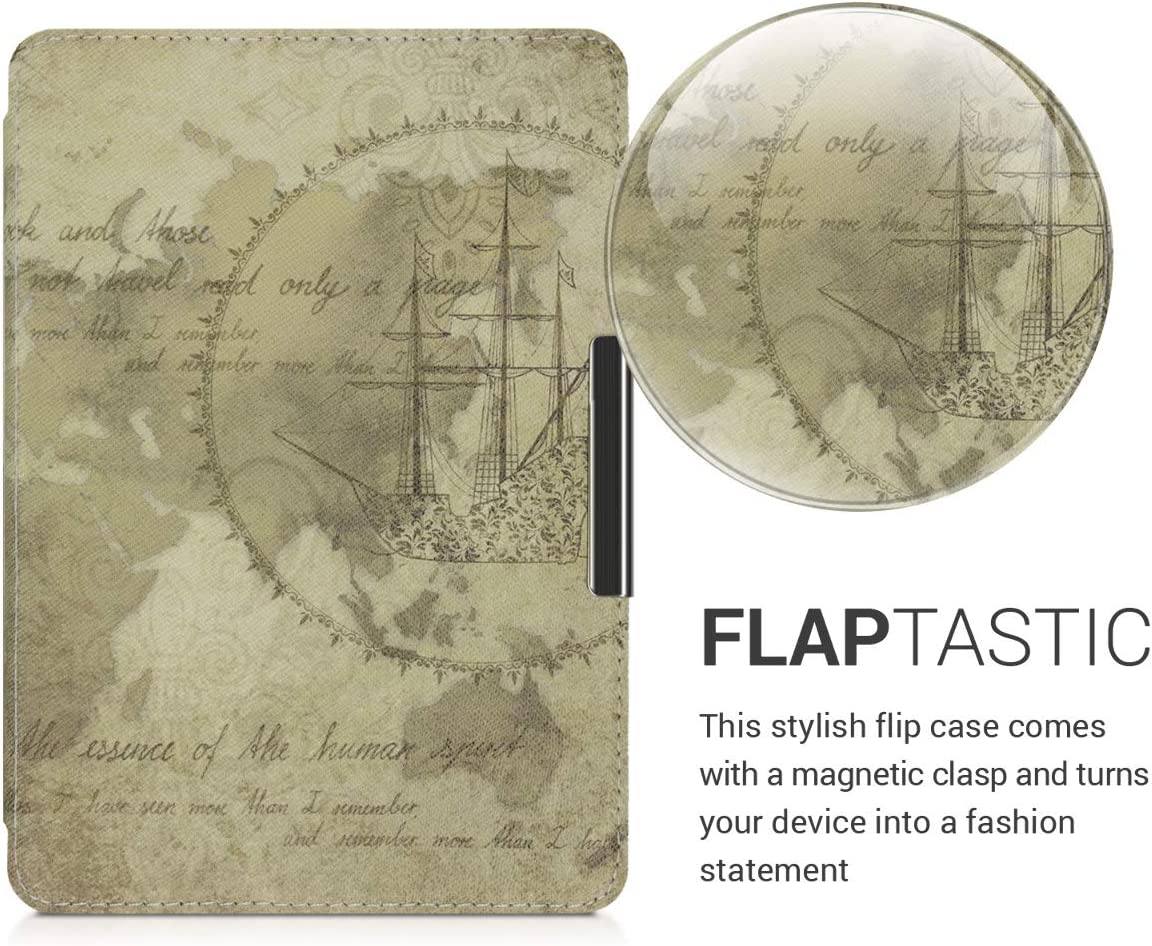 Pouzdro KW Mobile - Travel Vintage - KW4664403 - pro Amazon Kindle Paperwhite 4 (2018) - vícebarevné